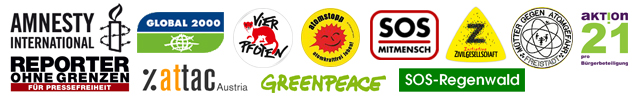 Logos der unterstützenden Organisationen